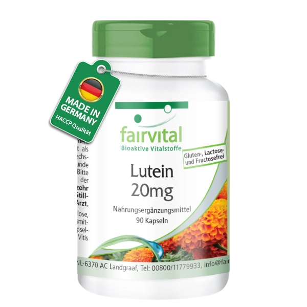 Luteína 20mg microencapsulada - 90 Cápsulas